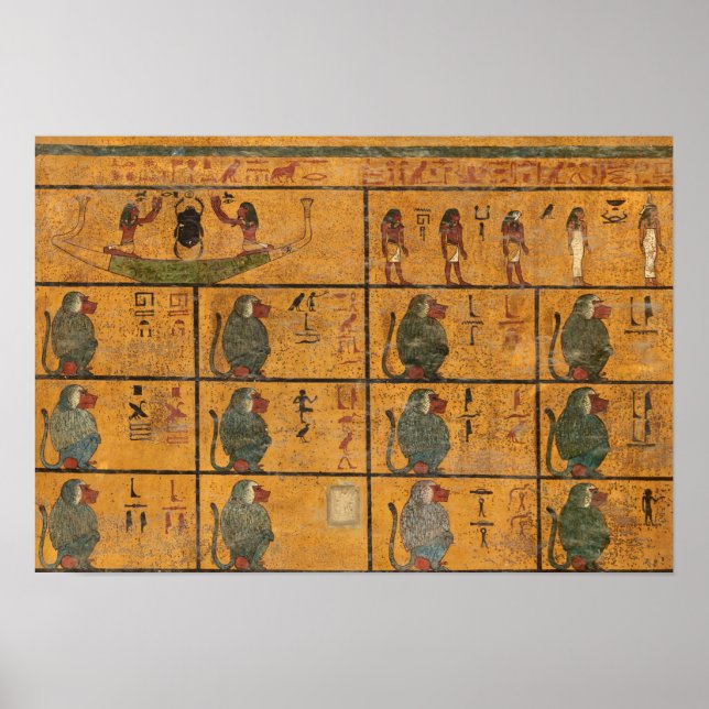 Affiche Tombeau de Toutankhamon, Mur de l'Ouest par histoi (Devant)