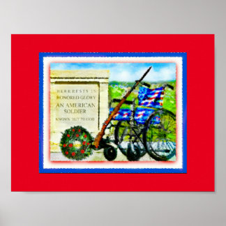 Affiche "Tombeau du soldat inconnu"