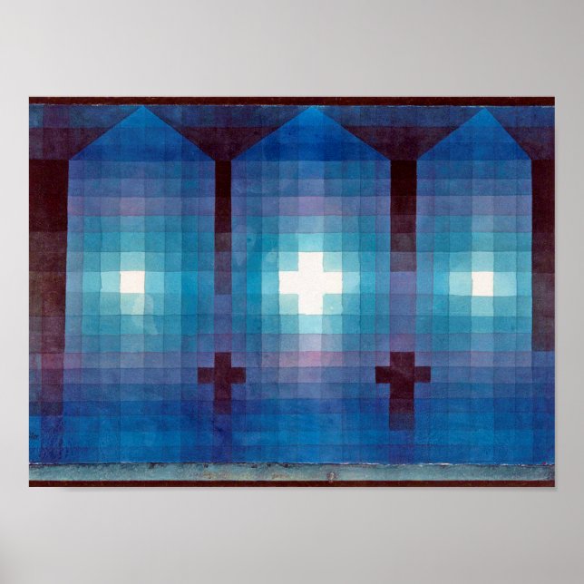 Affiche Tombeau en trois, Klee (Devant)