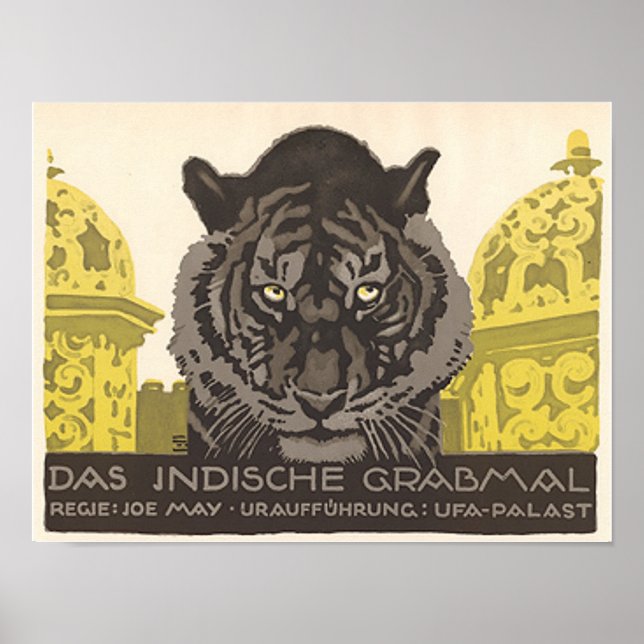 Affiche Tombeau indien (Devant)