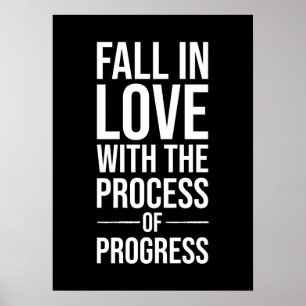 Affiche Tomber Amoureux Du Processus - Gym, Hustle