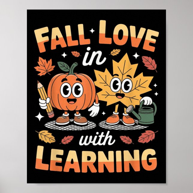 Affiche Tomber dans l'amour avec l'apprentissage Automne C (Devant)