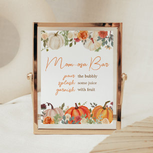 Affiche Tomber dans l'amour Floral Citrouille Maman Osa Ba