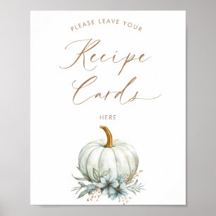 Affiche Tomber dans l'amour Laissez vos cartes de recettes