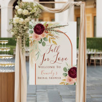 Tombez amoureux Pampas Floral Bienvenue à la Baby 