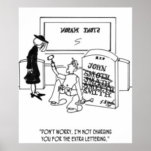 Affiche Tombstone mal orthographié