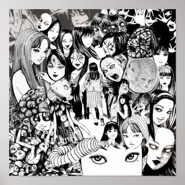 Affiche Tomie Collage (Devant)