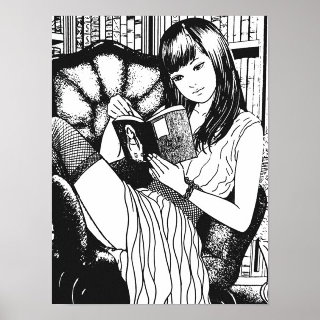 Affiche Tomie Junji Ito Reading (Devant)