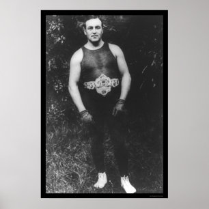 Affiche Tommy brûle la boxe 1910