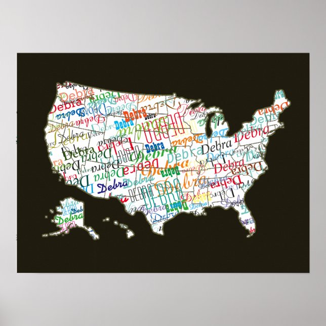 Affiche ton nom partout en Amérique (Devant)