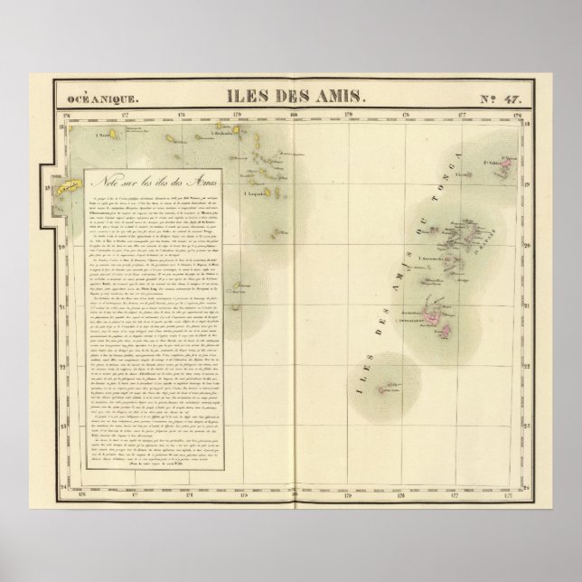 Affiche Tonga Océanie no 47 (Devant)