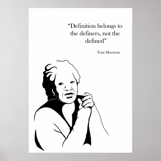 Affiche Toni Morrison (Devant)
