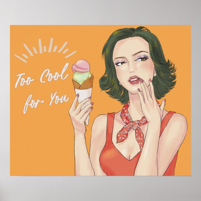 Affiche Too Cool for You (Devant)