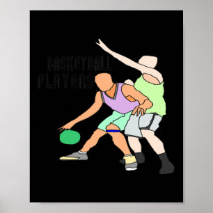 Affiche Top des joueurs de basket-ball