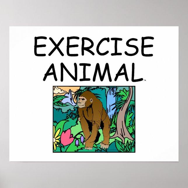 Affiche TOP Exercice Animal (Devant)
