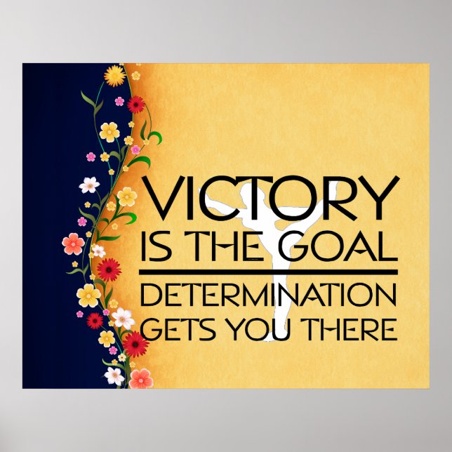 Affiche TOP Gymnastique Victory Slogan (Devant)