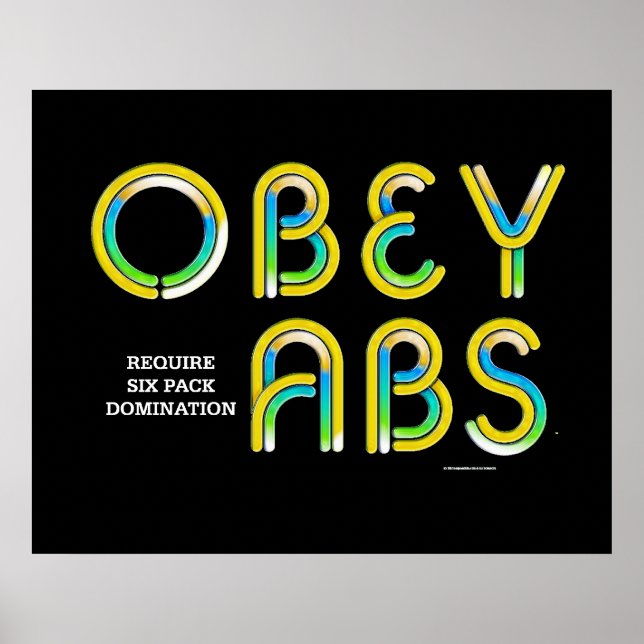 Affiche TOP Obey Abs (Devant)