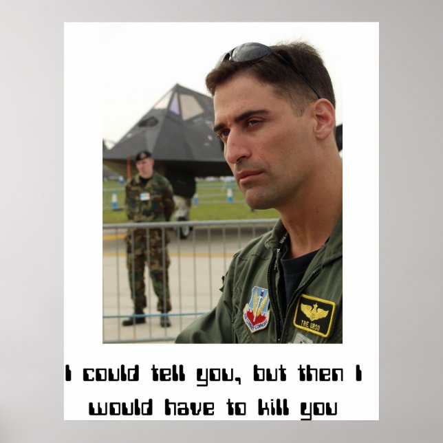 Affiche top secret (Devant)