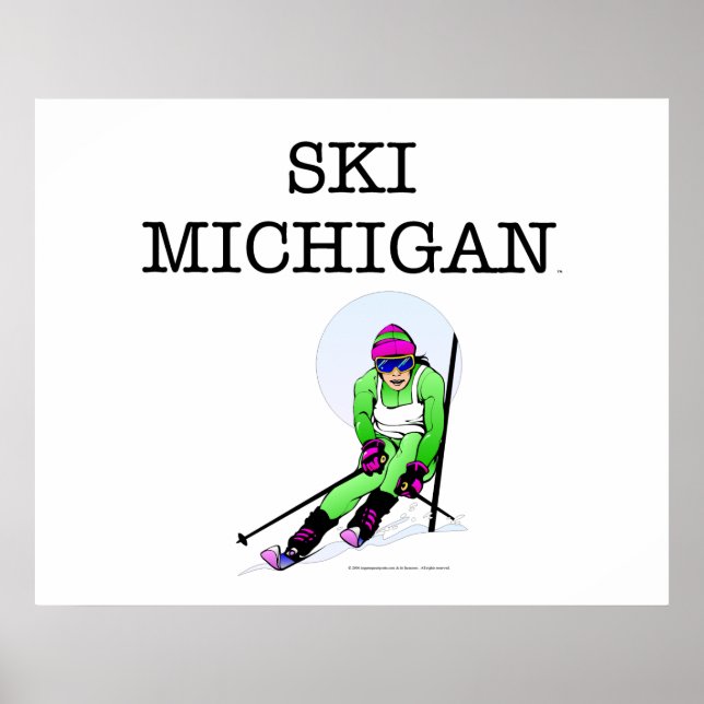 Affiche TOP Ski Michigan (Devant)