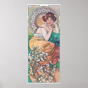 Affiche Topaz (Quatre Bijoux), Alphonse Mucha