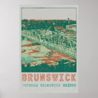 Topshaw Brunswick Bridge Maine USA