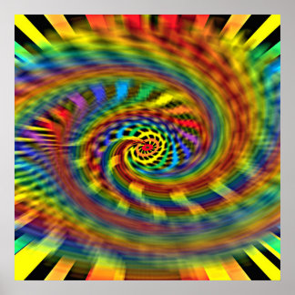Affiche Tornade arc-en-ciel