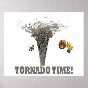 AFFICHE TORNADO TIME