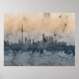 Affiche Toronto Canada Skyline