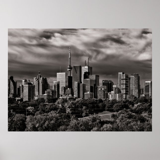 Affiche Toronto Skyline De Riverdale Park No 4 (Devant)