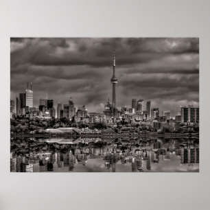Affiche Toronto Skyline De Sheldon Love Réflexion 1