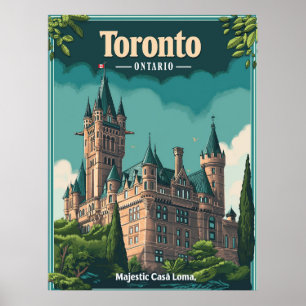 Affiche Toronto : Vintage Casa Loma