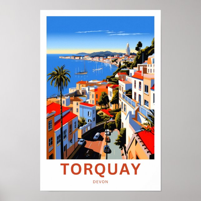 Affiche Torquay Devon Imprimer (Devant)