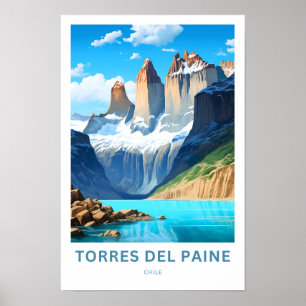 Affiche Torres Del Paine Chile