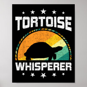 Affiche Tortoise Whisperer Vol Pêche Aquarium Poisson rése