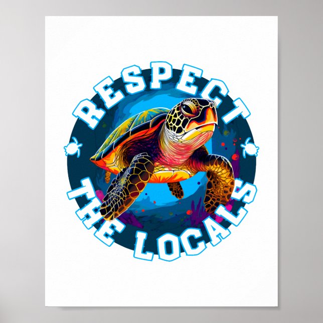 Affiche Tortue 001 Shell Ouais ! (Devant)