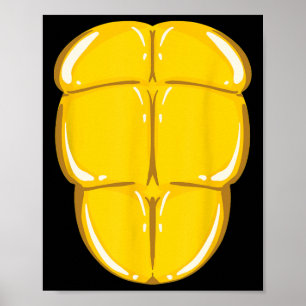 Affiche Tortue coquille mignonne costume Tortue Drôle Hall