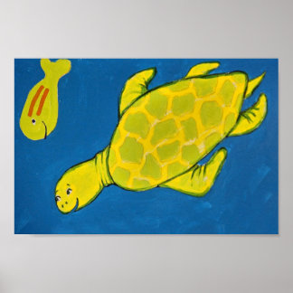 Affiche Tortue de mer