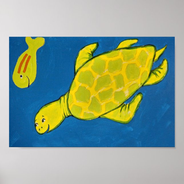 Affiche Tortue de mer (Devant)