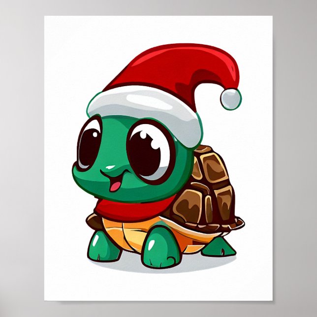 Affiche Tortue de Noël (Devant)