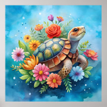 Tortue florale