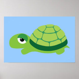 Affiche Tortue mûre