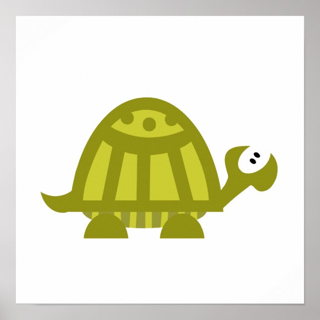 Affiche Tortue verte (Devant)