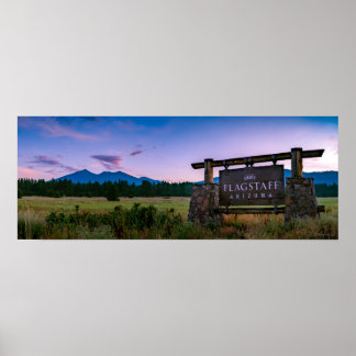 Affiche Tôt le matin dans les montagnes de l'Arizona