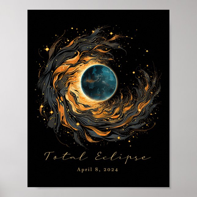 Affiche Total Solaire Eclipse Chaser Ventilateur d'observa (Devant)