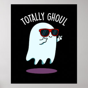 Affiche Totalement épouvantable Halloween drôle de fantôme