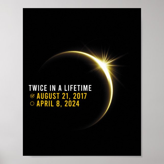 Affiche Totalité 24 Deux Fois Dans Une Vie Total Éclips So (Devant)