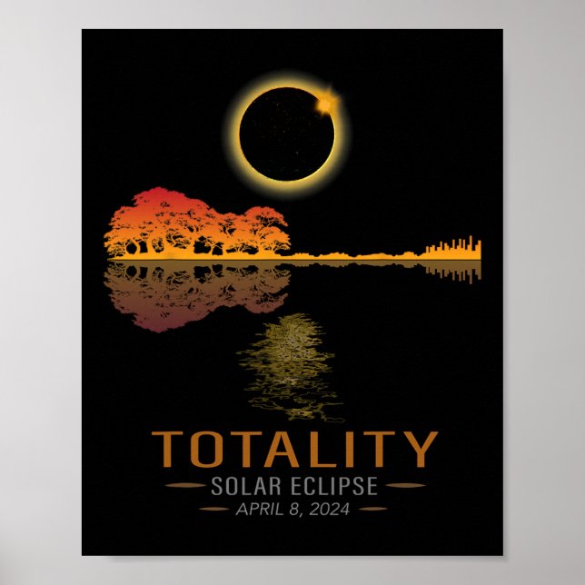 Affiche Totalité Printemps 4 08 24 Total Solaire Eclipse G (Devant)