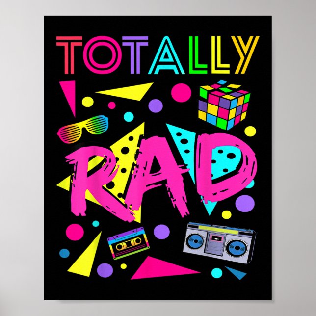 Affiche Totally Rad 1980 (Devant)