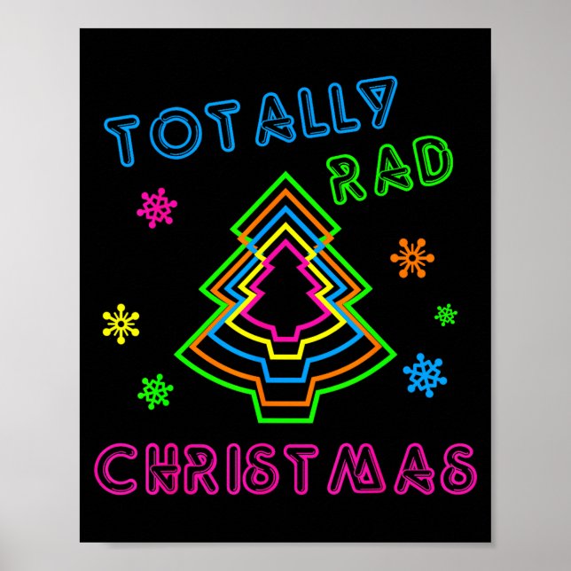 Affiche Totally Rad Christmas - 80s Retro Christmas  (Devant)