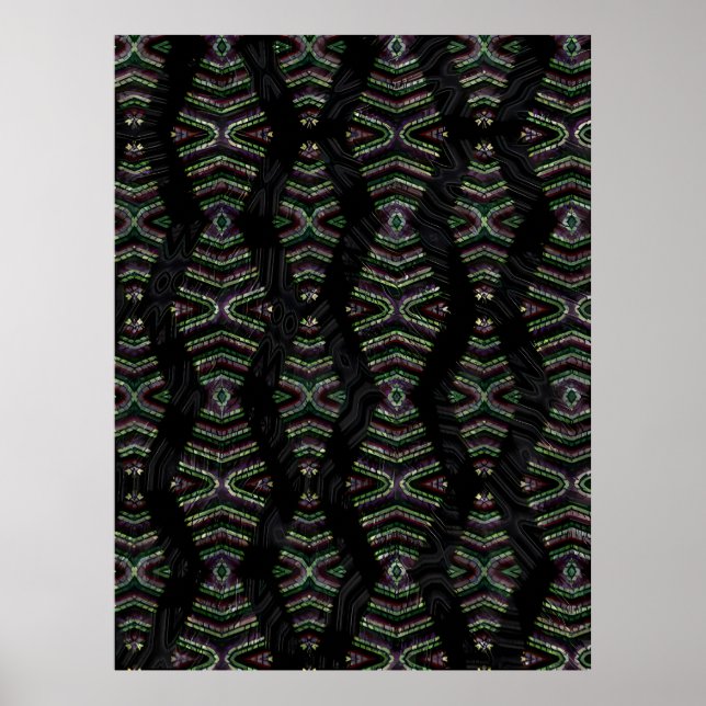 Affiche Totem - Ken Gage Art Abstrait (Devant)